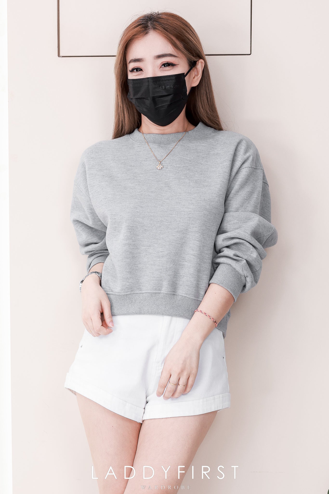 【T98654】高品质卫衣棉宽松大版型圆领长袖简约时尚百搭上衣 ❤❤