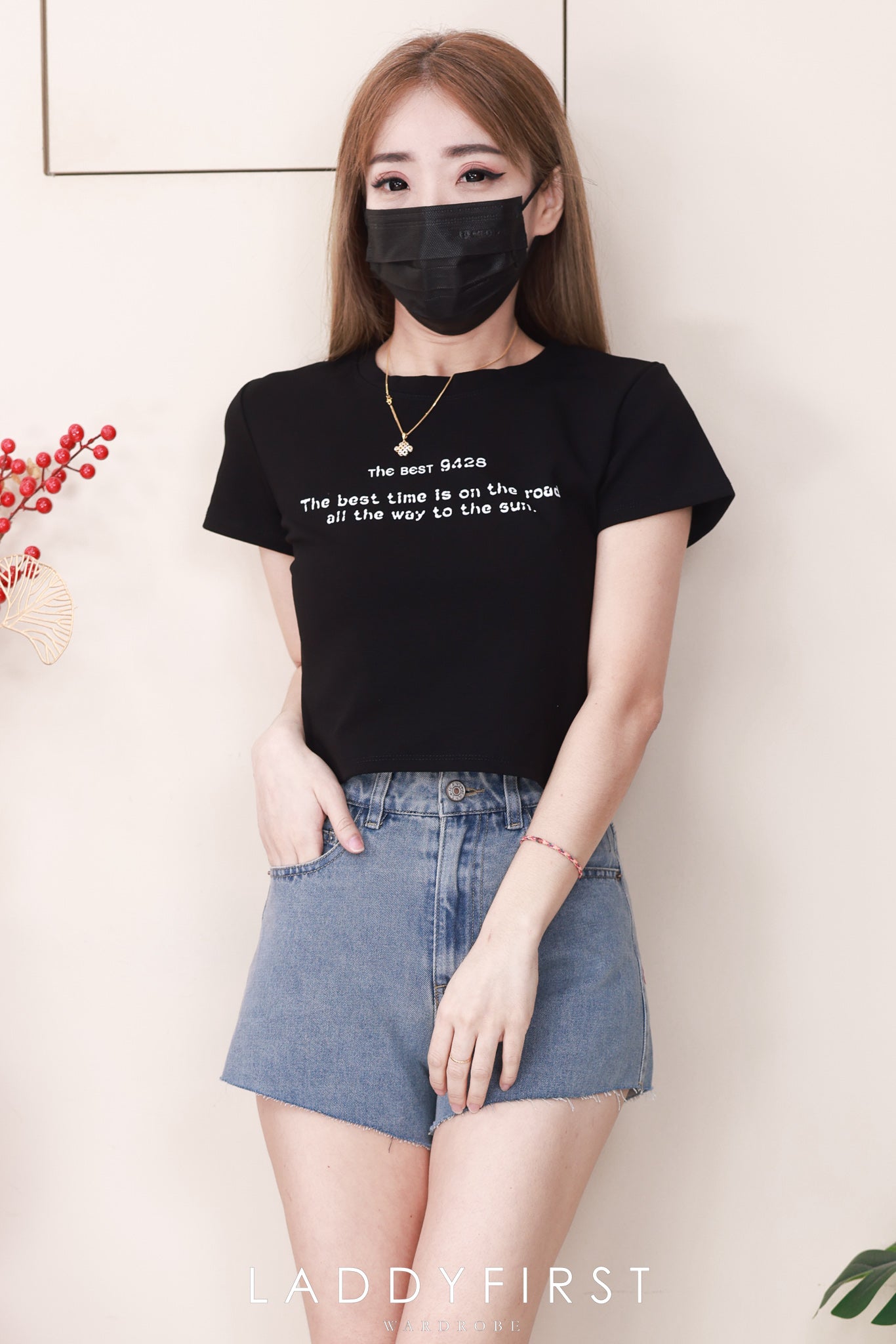 【T9017】高品质印图字母纯棉弹力圆领短袖日常简约休闲百搭上衣 ❤️