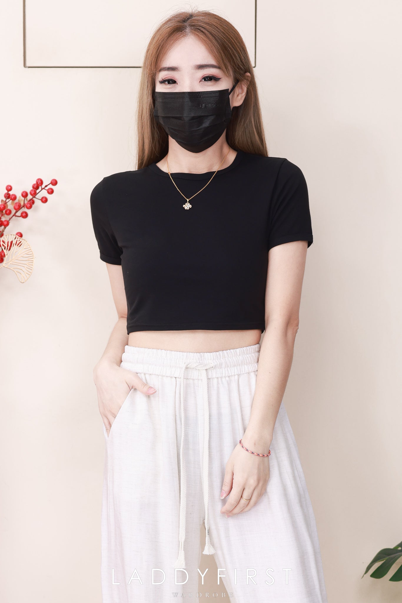 【L5230 / 5335】✨现货✨ 2025新品夏季复古棉麻九分裤阔腿直筒长裤 ❤️