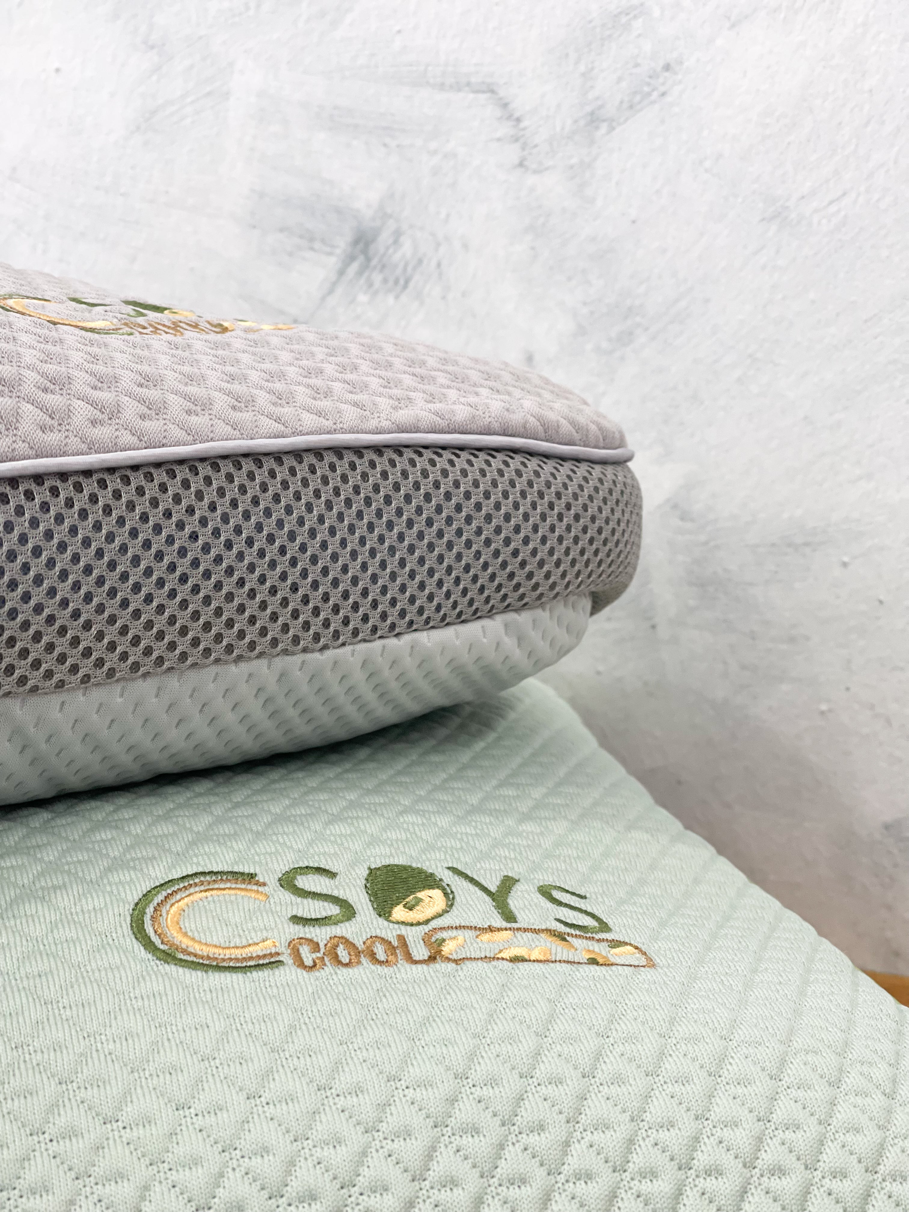 【P60032】高品质凉而不冰立体亲肤冰豆豆枕头 ❤️❤️