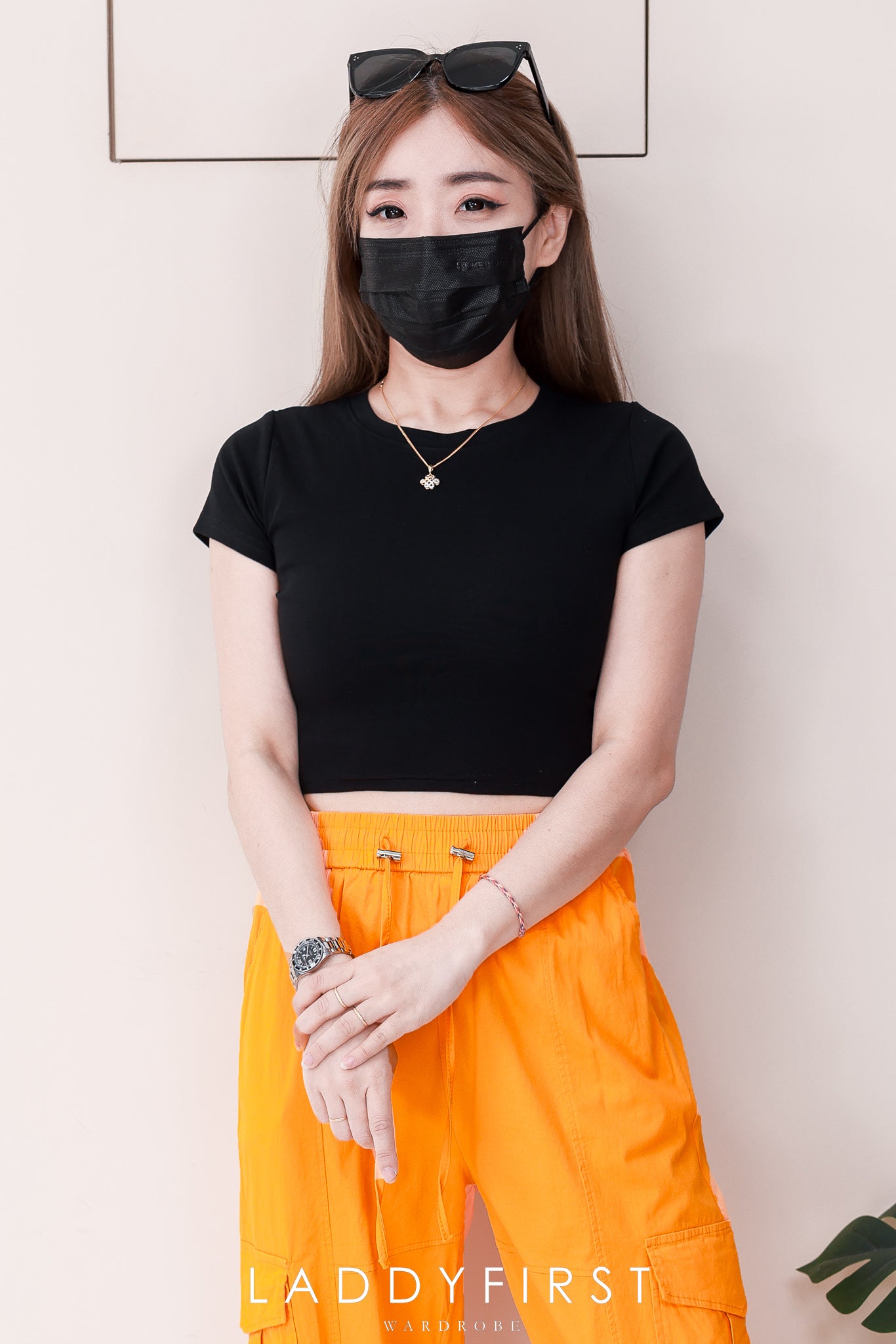 【L2333】高品质松紧腰弹力气质工装运时尚长裤，有口袋 ❤️❤️