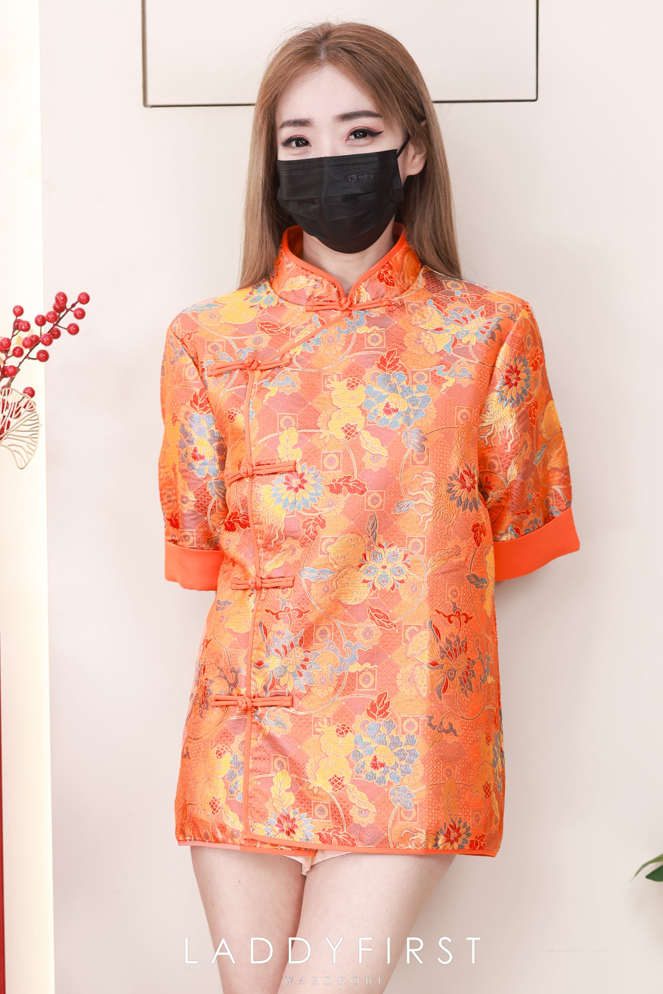 【T1026】高品质【男装】高端大气国风唐装提花旗袍上衣 ❤❤