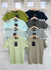 【T821】独家爆款高品质纯棉弹力圆领短袖日常简约休闲百搭上衣 🔥🔥【A-R2-C2】