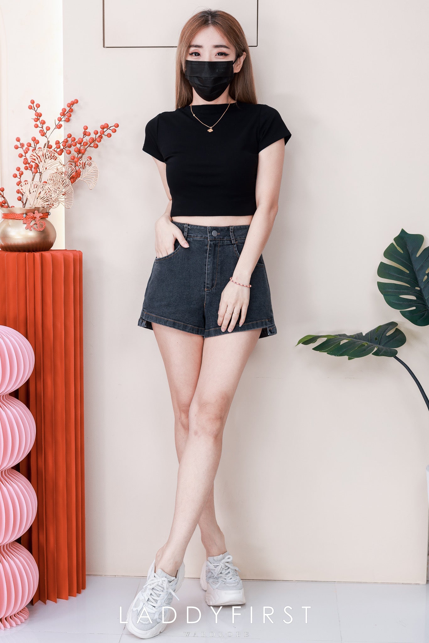 【S4969 / 19741】高品质COTTON JEANS简约日常休闲百搭牛仔长裤，有口袋 ❤️❤️