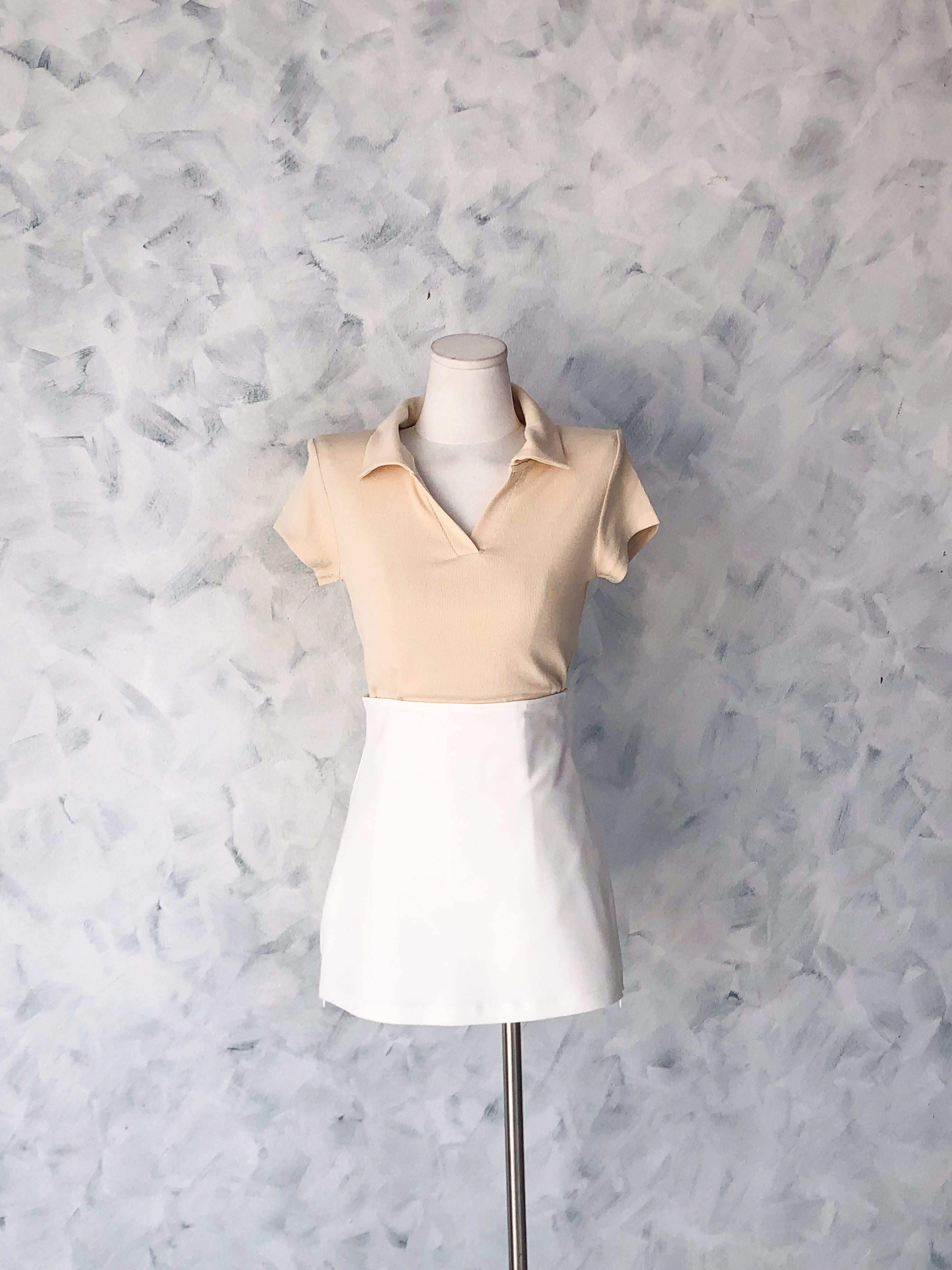 【T82414】高品质清凉舒服螺纹弹力百搭上衣 ❤❤