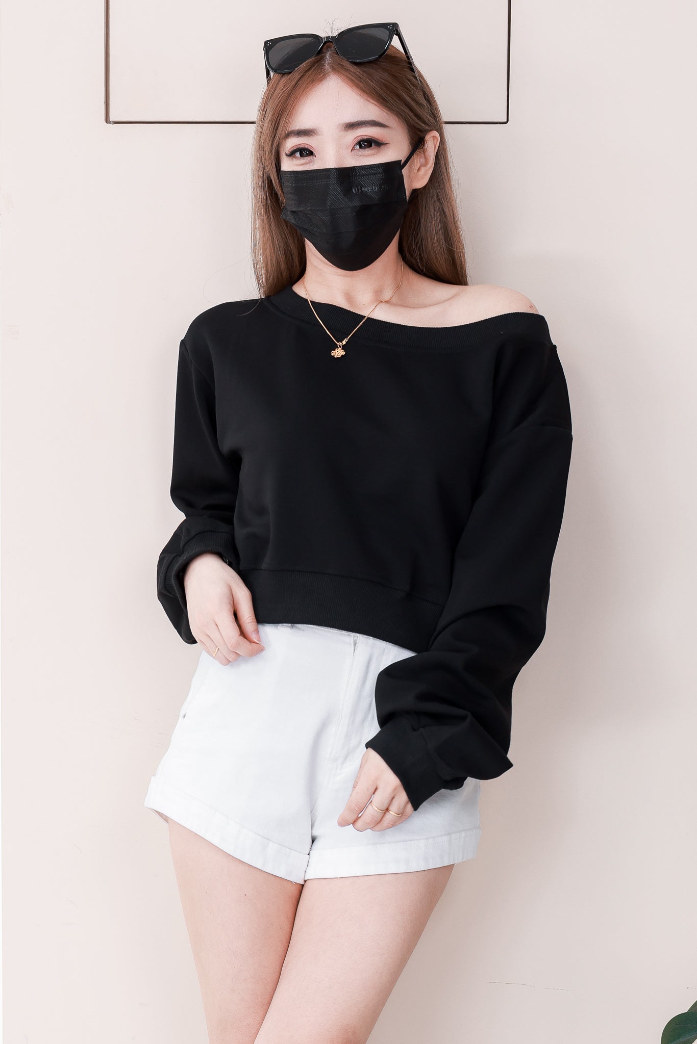 【T82551】高品质韩系宽松版圆领长袖卫衣上衣 ❤❤
