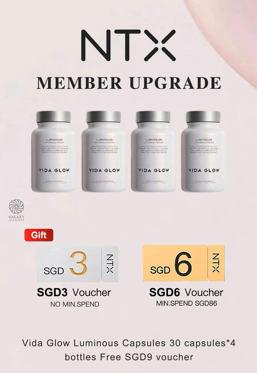 【P703】💥新会员限时专享💥✨喝出白皙肌✨VIDA GLOW 美白胶囊 配套组合 💛