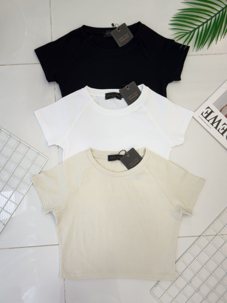 【T80792】【直播间搭配款】独家爆款高品质纯棉弹力圆领短袖简约日常百搭款上衣 #衣柜必入手百搭款 ❤❤【A-R3-C2】