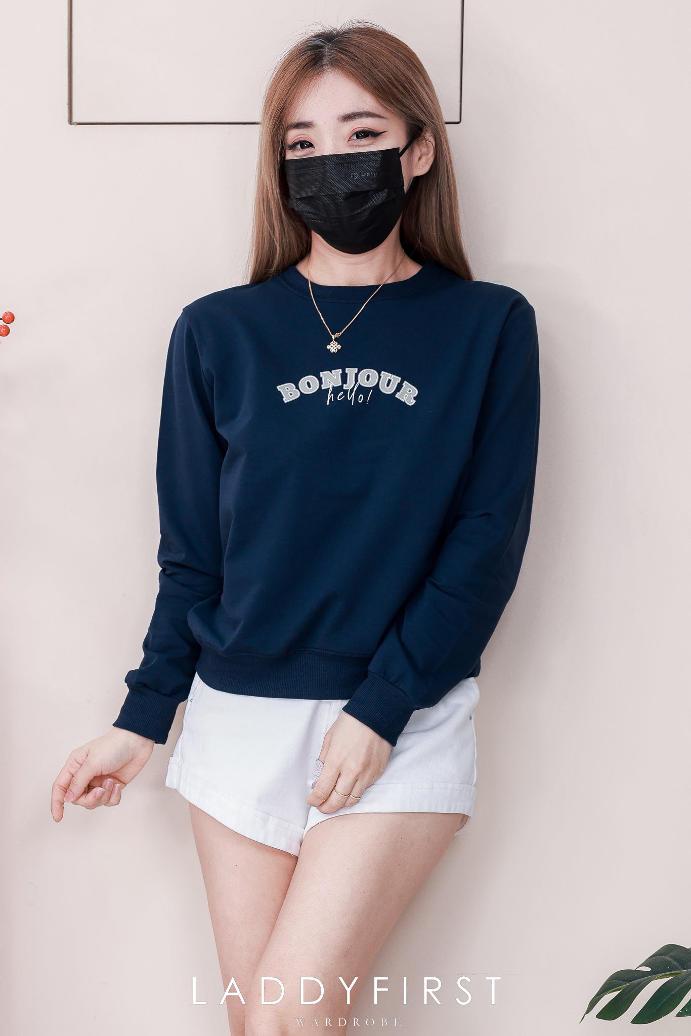 【T82204】高品质宽松版卫衣棉印花长袖百搭上衣 ❤❤