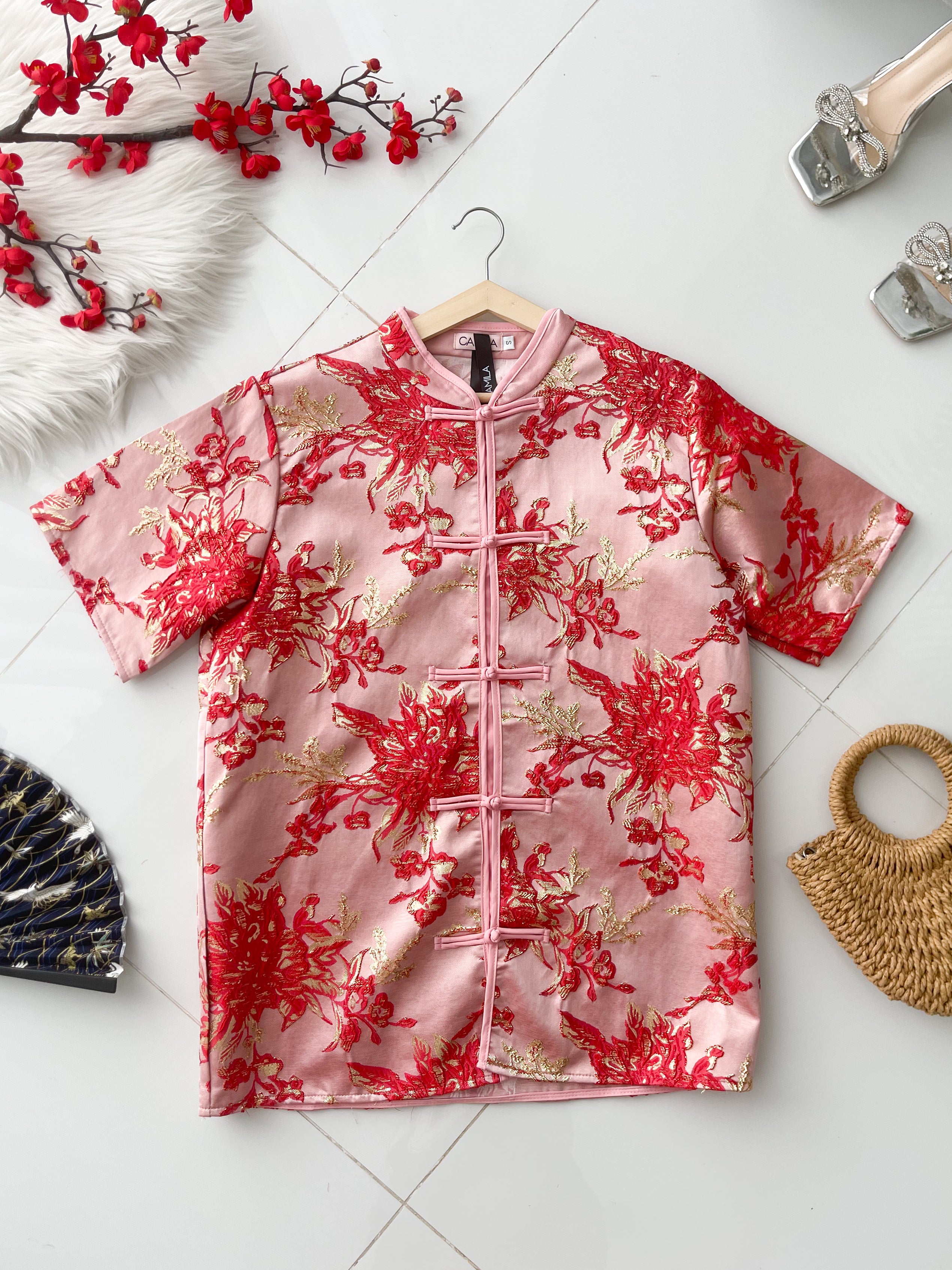 【T14312 / 91319】高品质高端气质男款唐装提花旗袍上衣 ❤❤