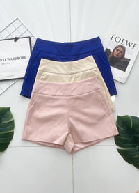 【S1445】独家爆款【万能妈妈】【有里布款📌】西装中高腰休闲百搭万能短裤，有口袋 #内有里布 ✔️ ❤️❤️【D-R2-C3】