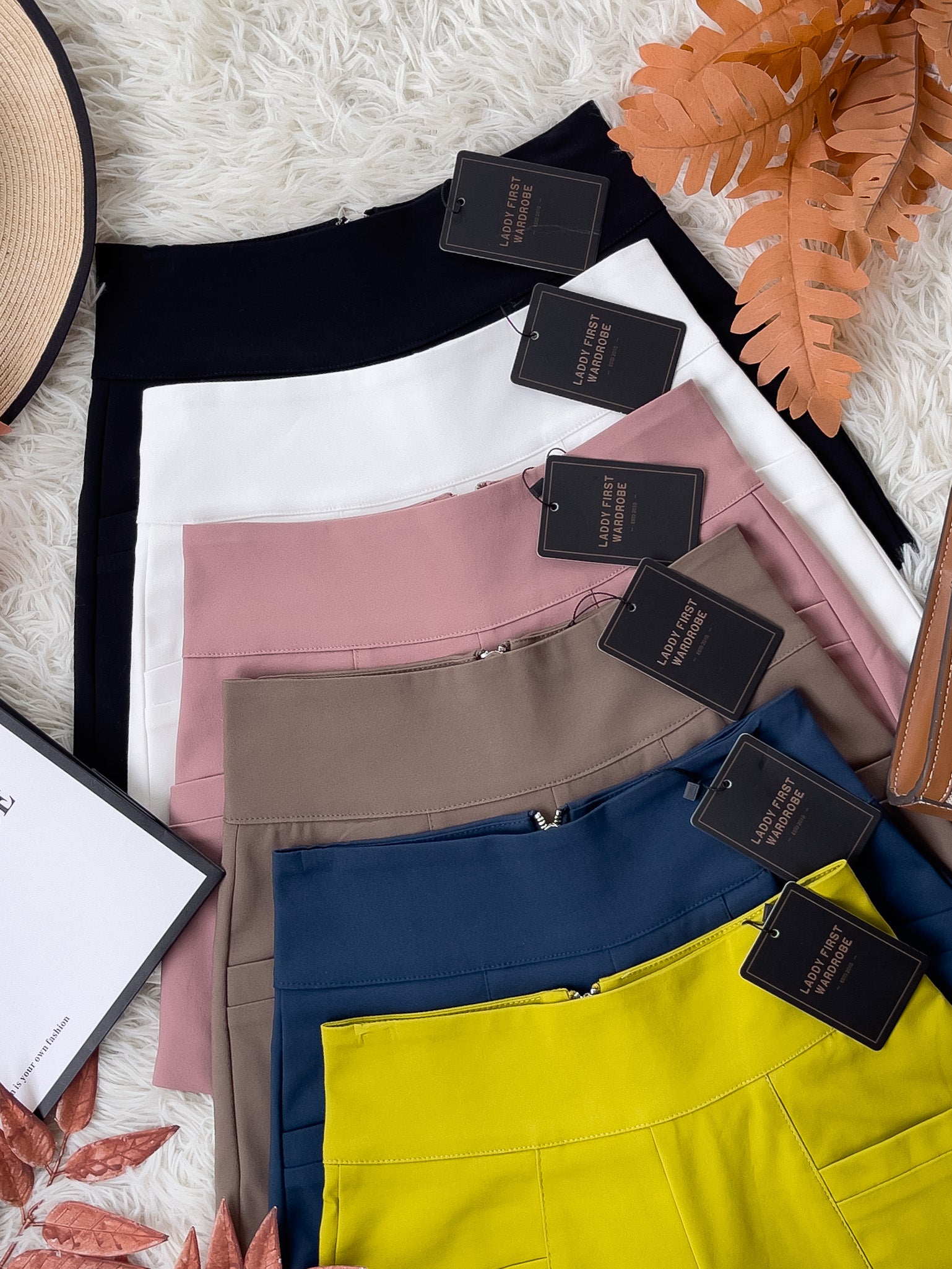 【S80107】独家爆款新改良万能妹妹2.0独家爆款西装高腰休闲百搭款裤，后中金属拉链，有口袋 【B-R2-C3】