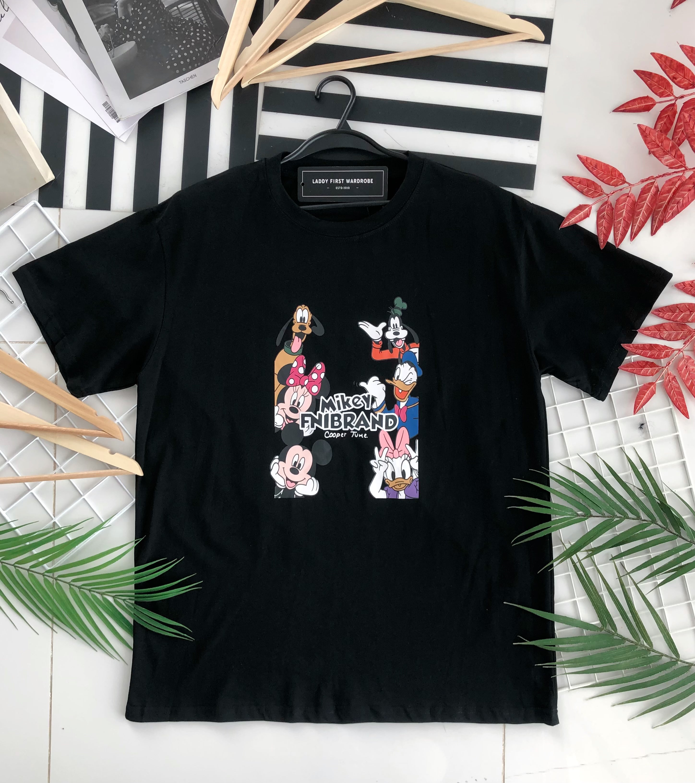 【O6988】Disney男女同款圆领短袖宽松Oversized 上衣❤️❤️