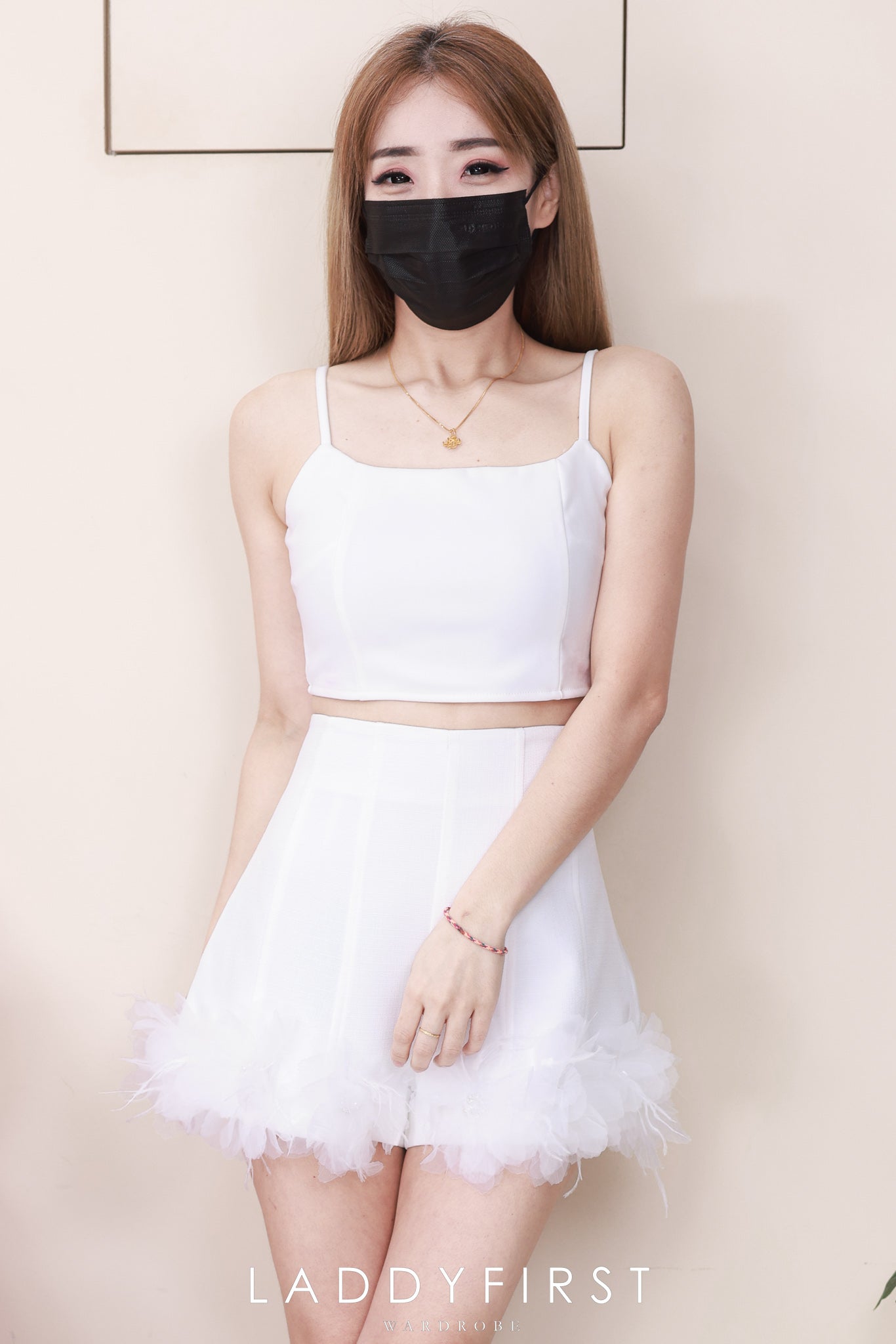 【S25213】【补厂家现货⚡️⚡️】高品质高端仙子立体花瓣小香风高腰短裤 ❤️❤️