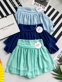 【S681131】‼️爆单王再次到货‼️【独家小圆饼】高质量西装拼雪纺蓬蓬高腰裙子【A-R3-C4】