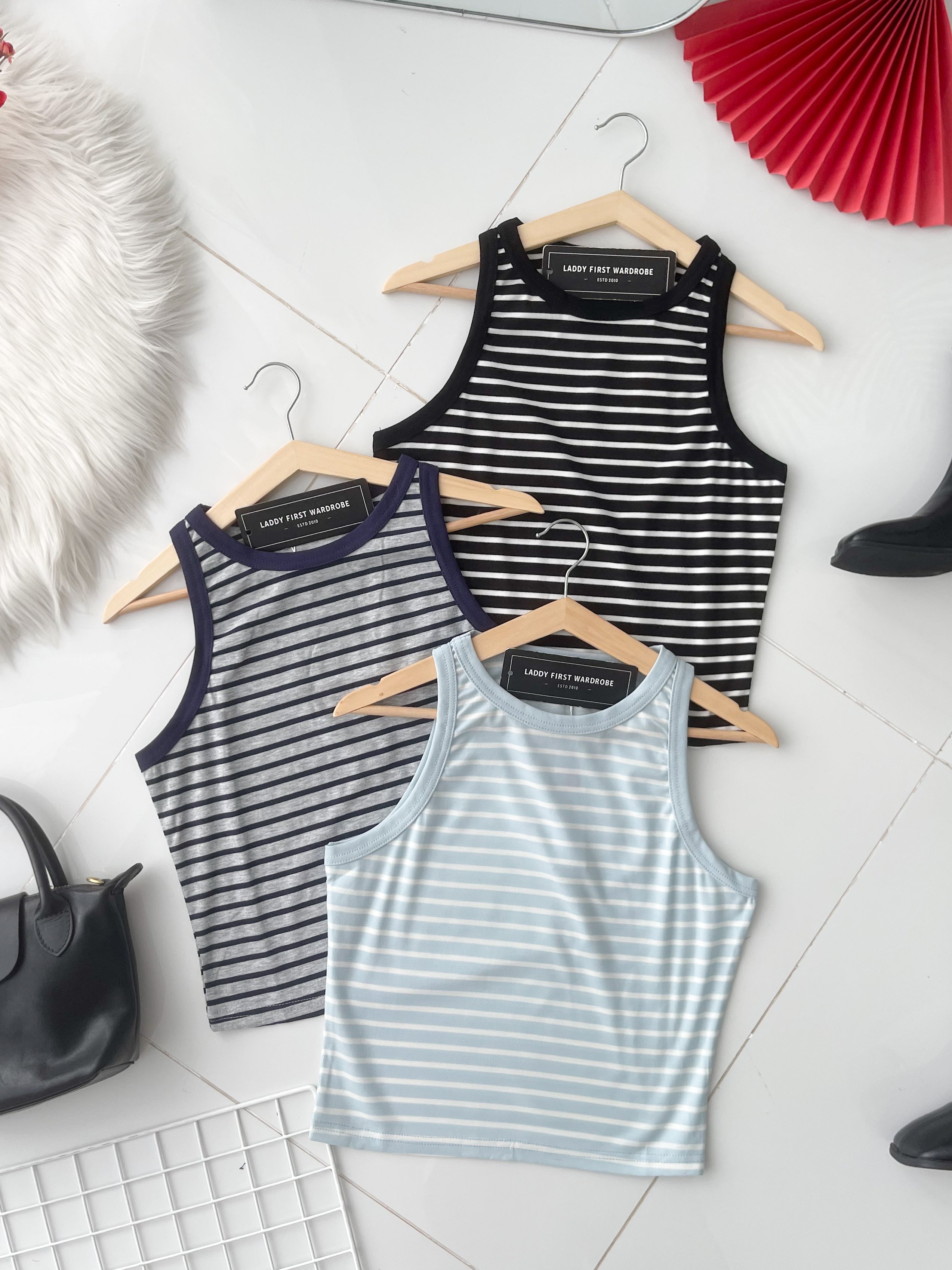 【T14582 / 9171】高品质纯棉弹力无袖百搭上衣 ❤️❤️