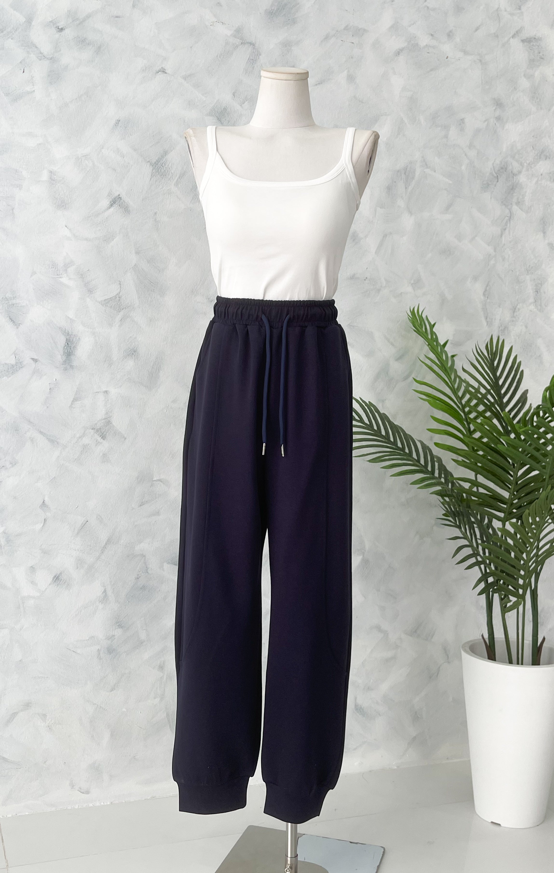 【L1192】高品质空气棉松紧腰弹力运动休闲长裤，有口袋 ❤️❤️