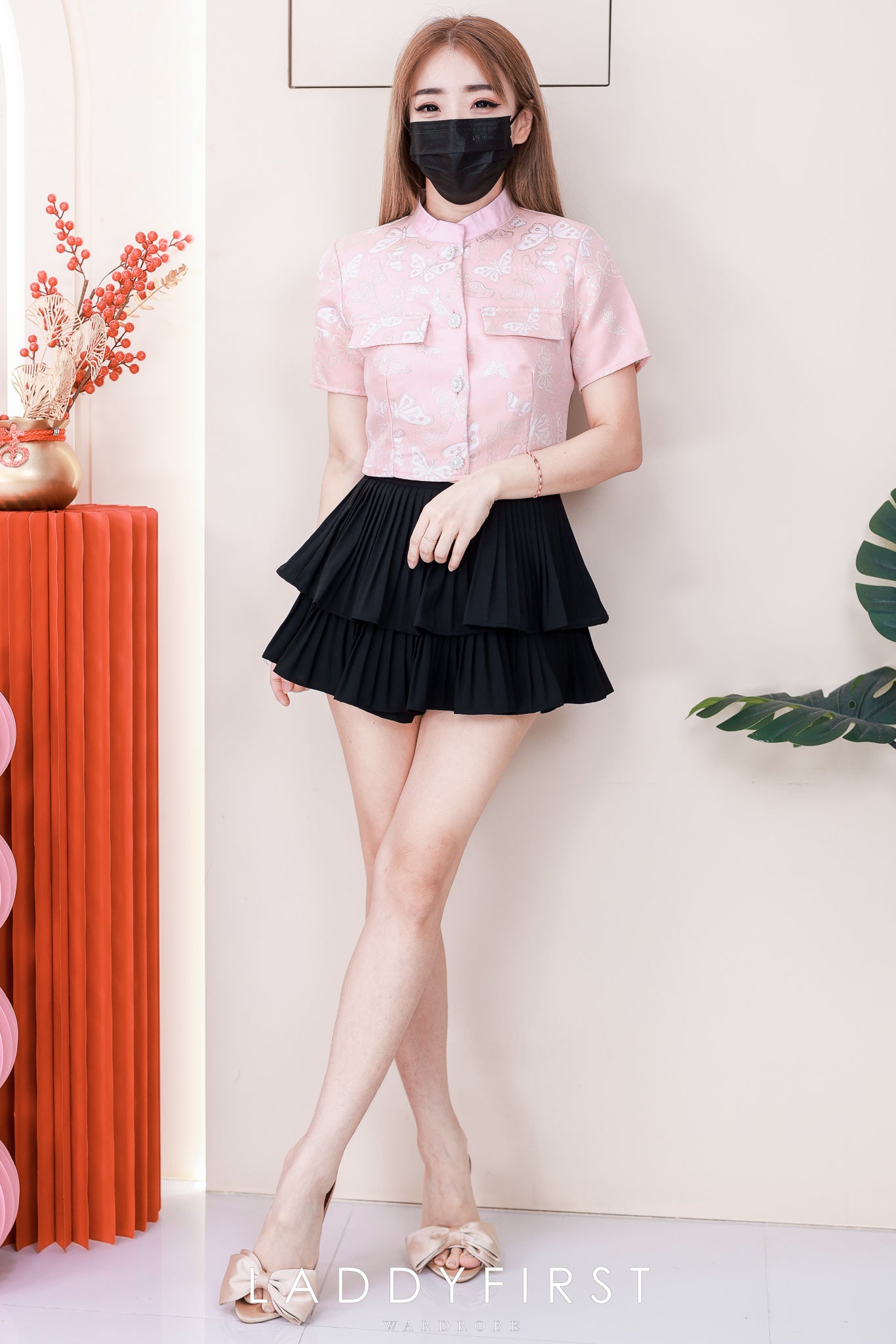 【T23240】高品质新中式国风提花旗袍上衣，有口袋 ❤❤