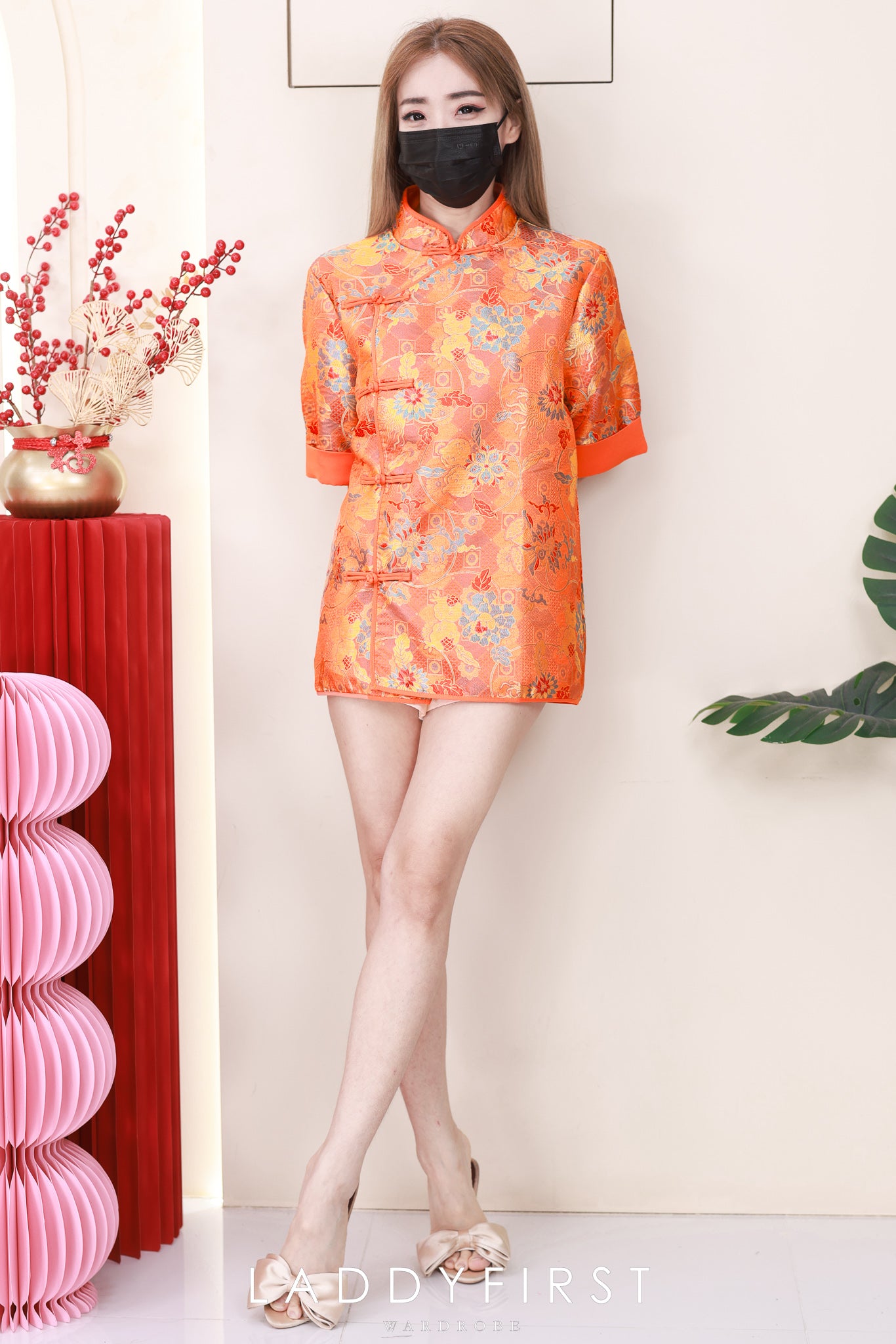 【T1026】高品质【男装】高端大气国风唐装提花旗袍上衣 ❤❤