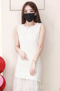 【D2809】高品质轻奢名媛风罗马拼接网纱珠片连身长裙 ❤❤【A-R1-C3】