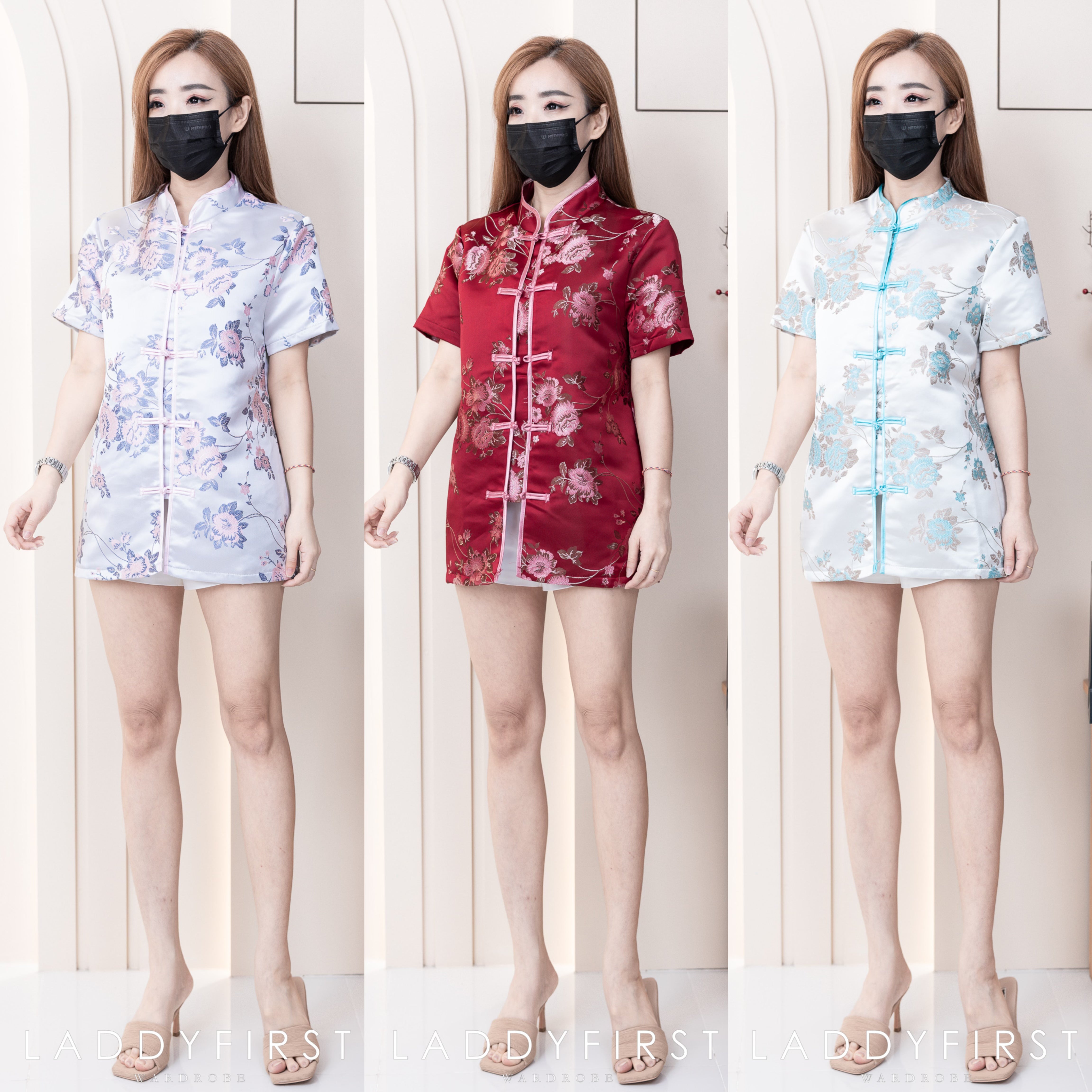 【T1105161】男女同款气质提花唐装旗袍上衣 🧧🧧