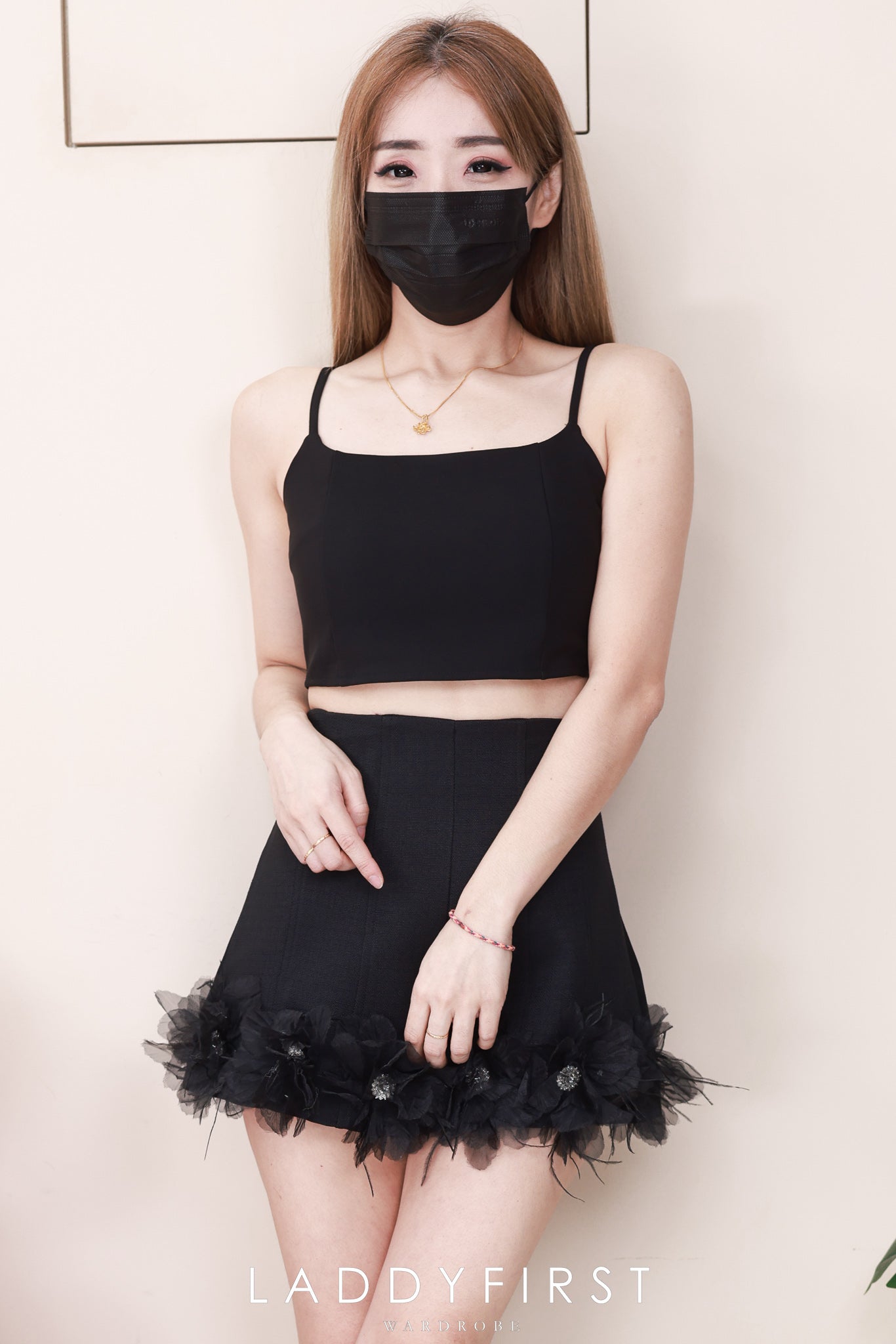 【S25213】【补厂家现货⚡️⚡️】高品质高端仙子立体花瓣小香风高腰短裤 ❤️❤️