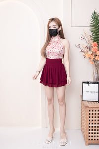 【S681131】‼️爆单王再次到货‼️【独家小圆饼】高质量西装拼雪纺蓬蓬高腰裙子【A-R3-C4】