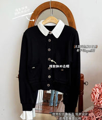 【T7200】🔅精选预售款🔅 高质量小香风假两件上衣/外套 ❤️