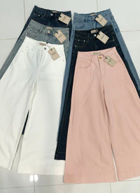 【L5111-1】⚡补货预订款⚡高品质高腰显瘦版型牛仔弹力喇叭长裤 ❤️❤️