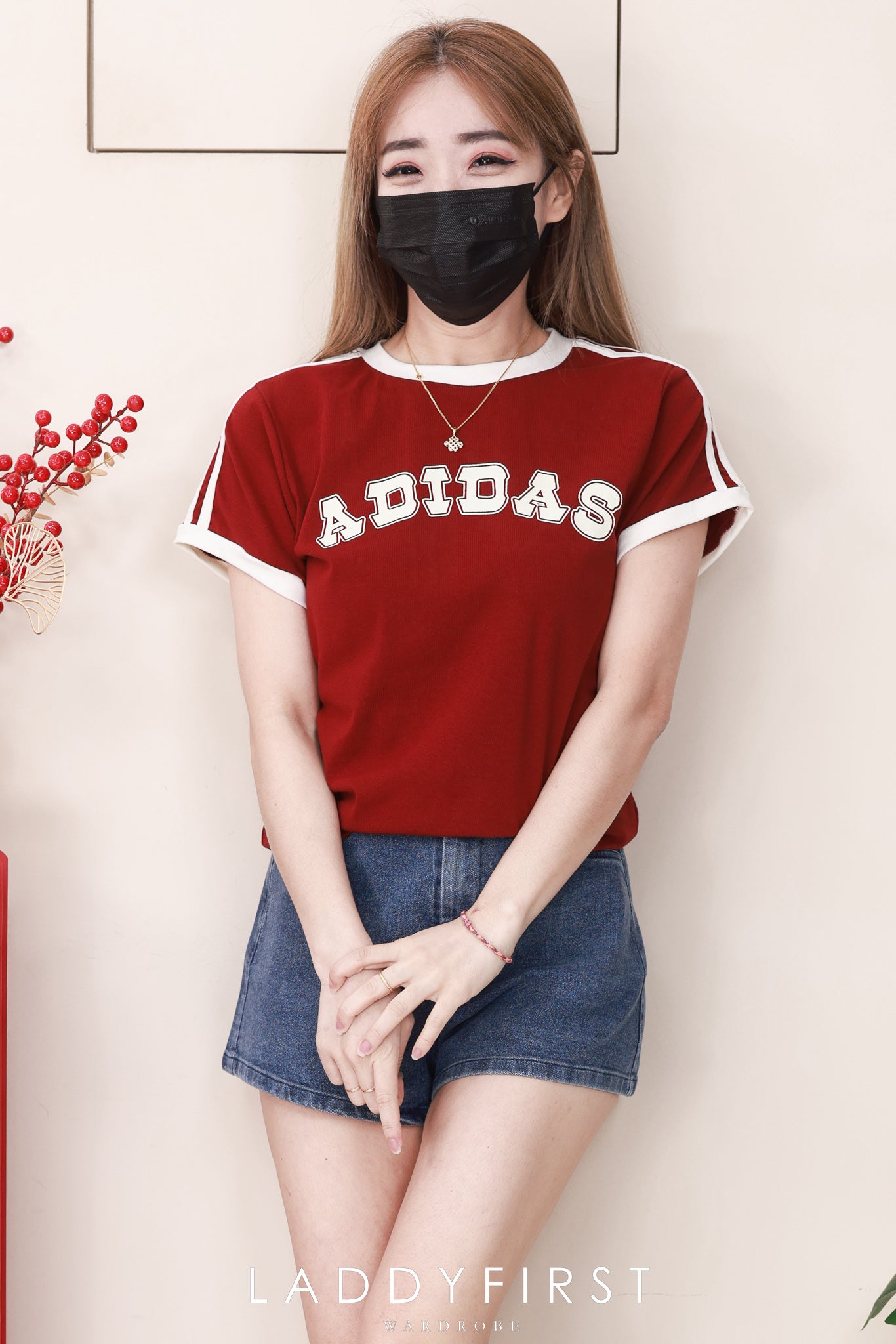 【S5776】高品质COTTON JEANS日常简约款牛仔高腰百搭短裤，有口袋 ❤️❤️