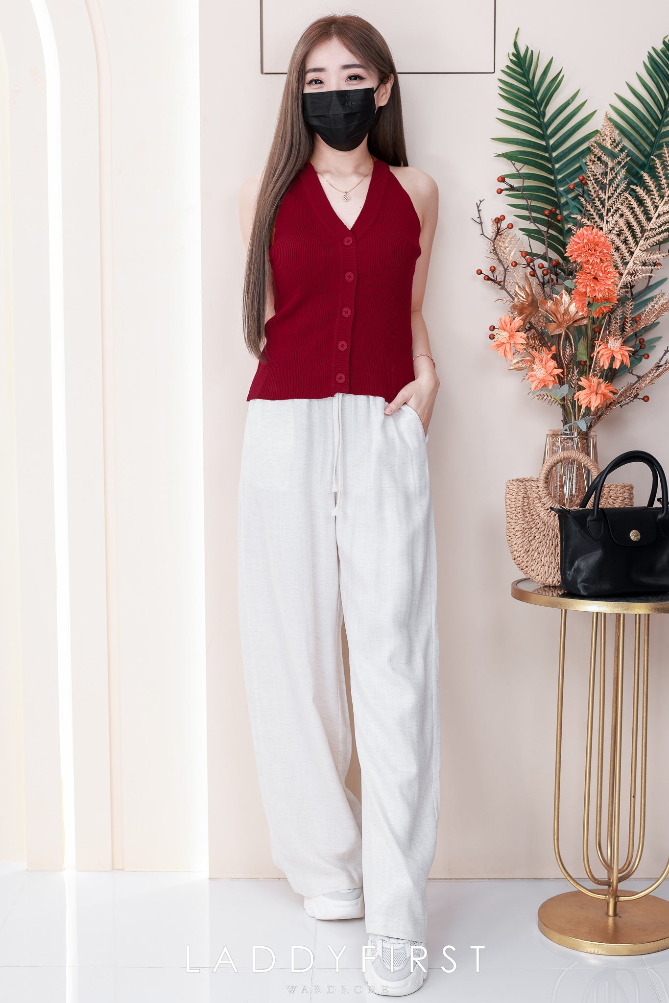 【L5230 / 5335】✨现货✨ 2025新品夏季复古棉麻九分裤阔腿直筒长裤 ❤️