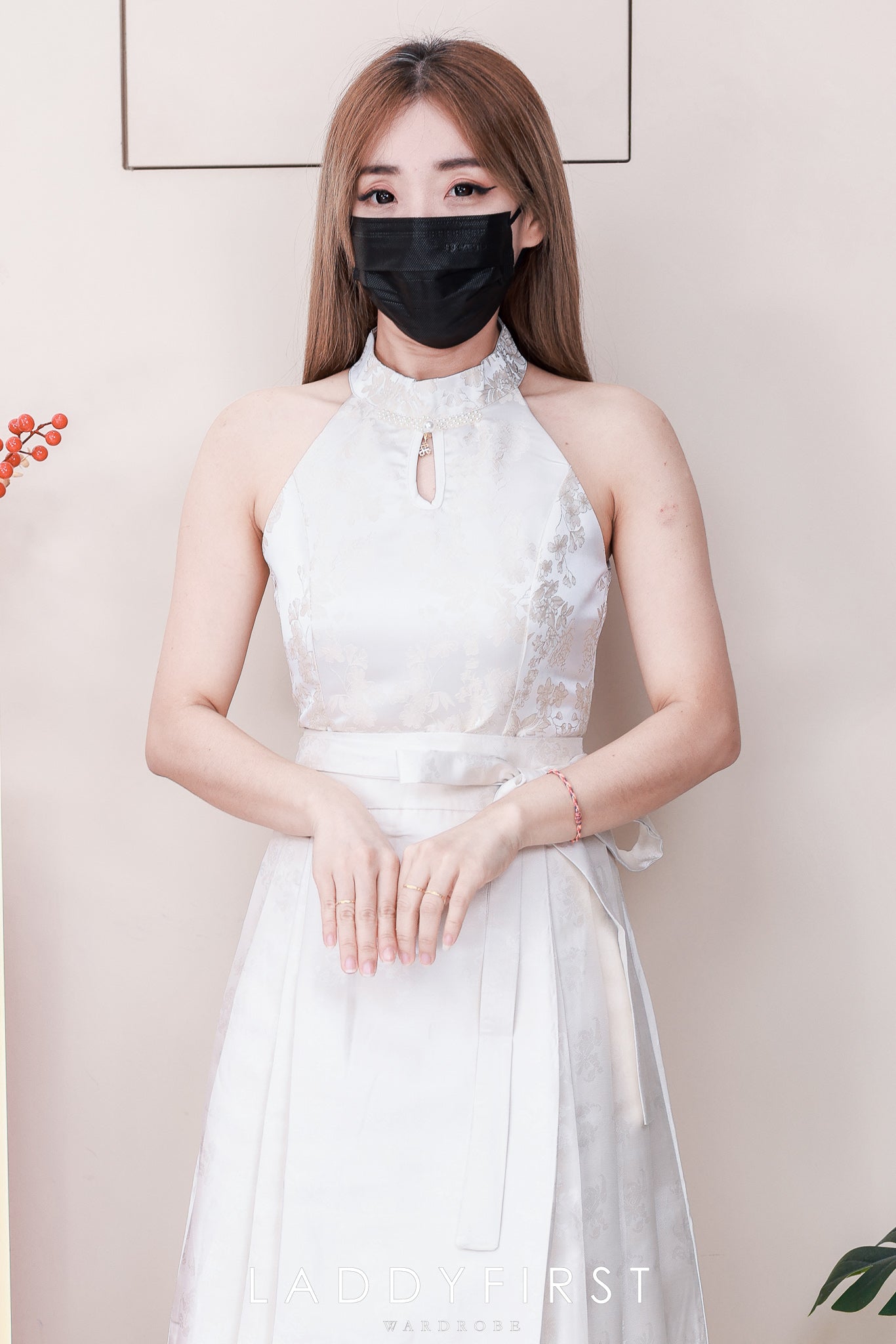 【L2650】高品质新中式国风织金沙腰间自编蝴蝶结设计百褶马面长裙 ❤️❤️