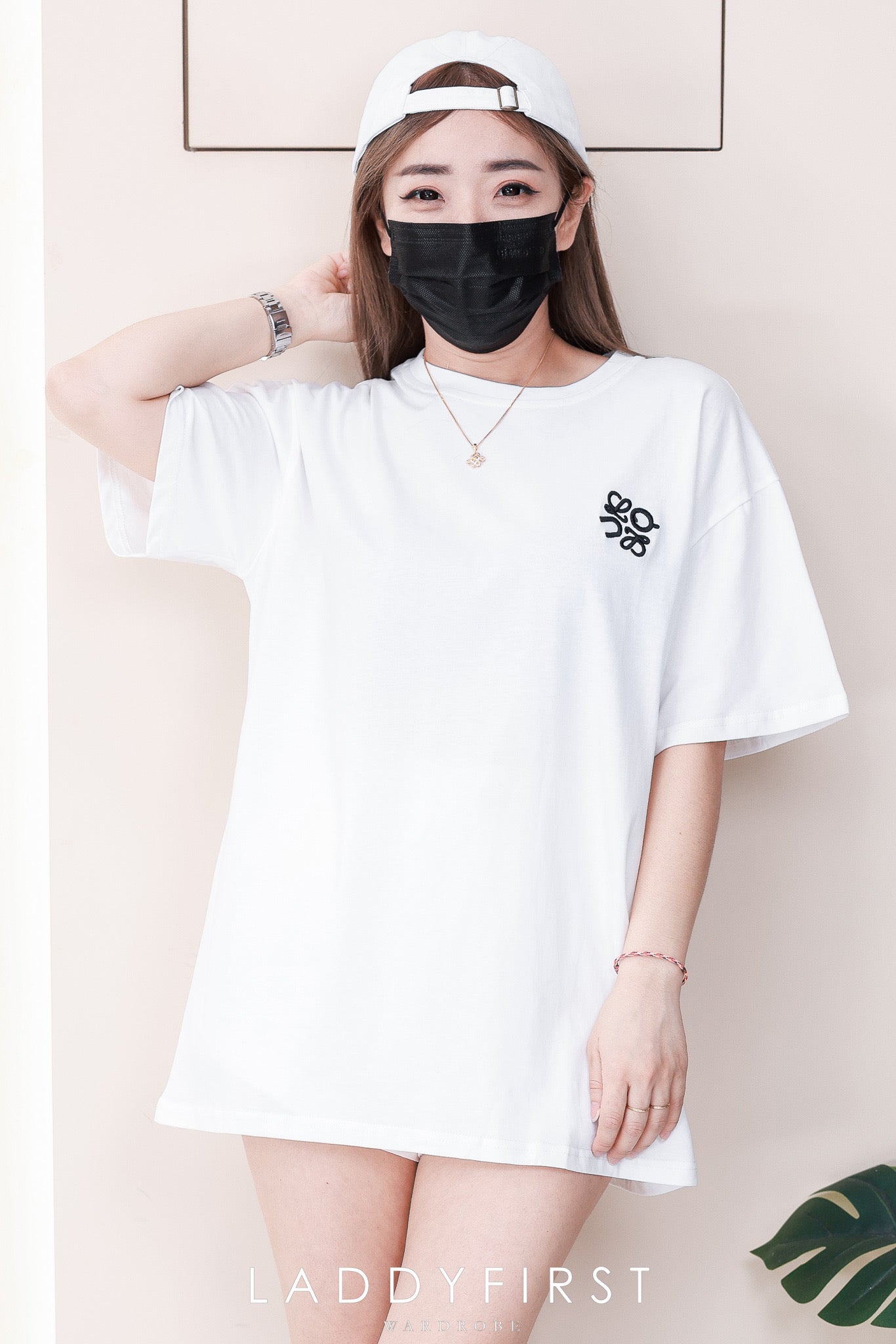 【O9950-1】⚡补货预订款⚡高品质两件套男女同款纯棉LOEWE刺绣Oversized 潮流时尚上衣 上衣➕帽子❤❤