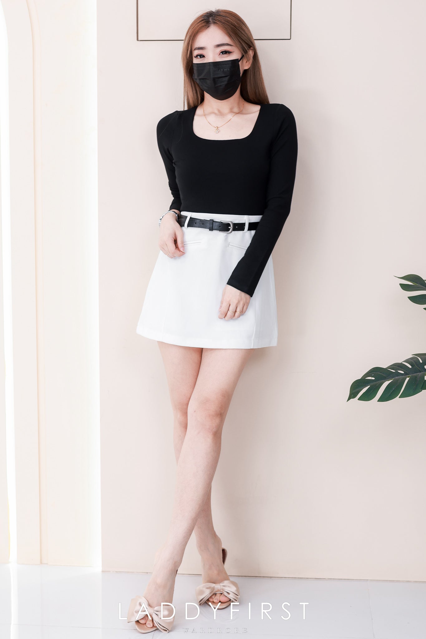 【S120020】高品质前后裙锦棉时装高腰百搭裙子，内层有里布短裤 ❤️❤️