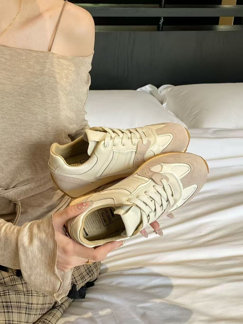 【R3211-5】🔅精选预售款🔅 高质量街头风极简百搭软底复古真皮休闲阿甘鞋子 ❤️