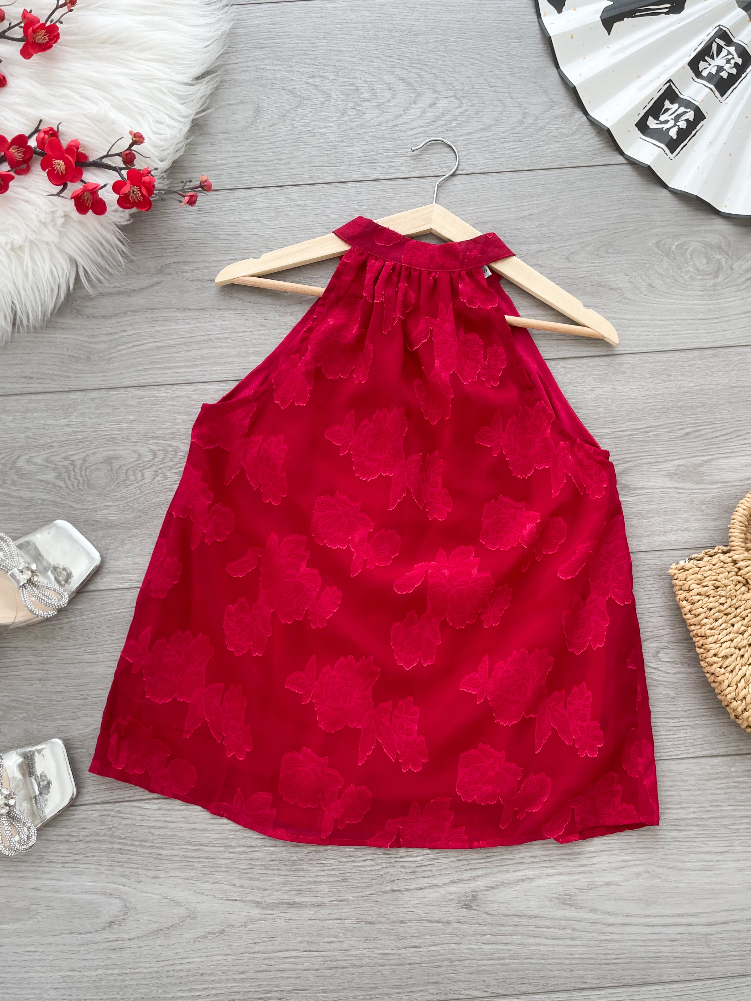 【T98767】高品质新年款气质提花旗袍上衣 ❤❤