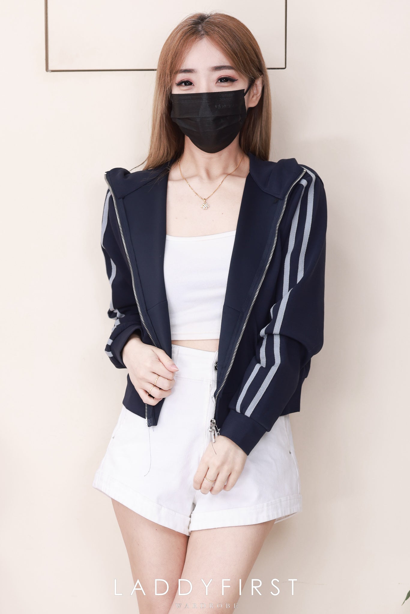 【JK25210】高品质adidas气质感连帽长袖休闲运动外套 ❤❤