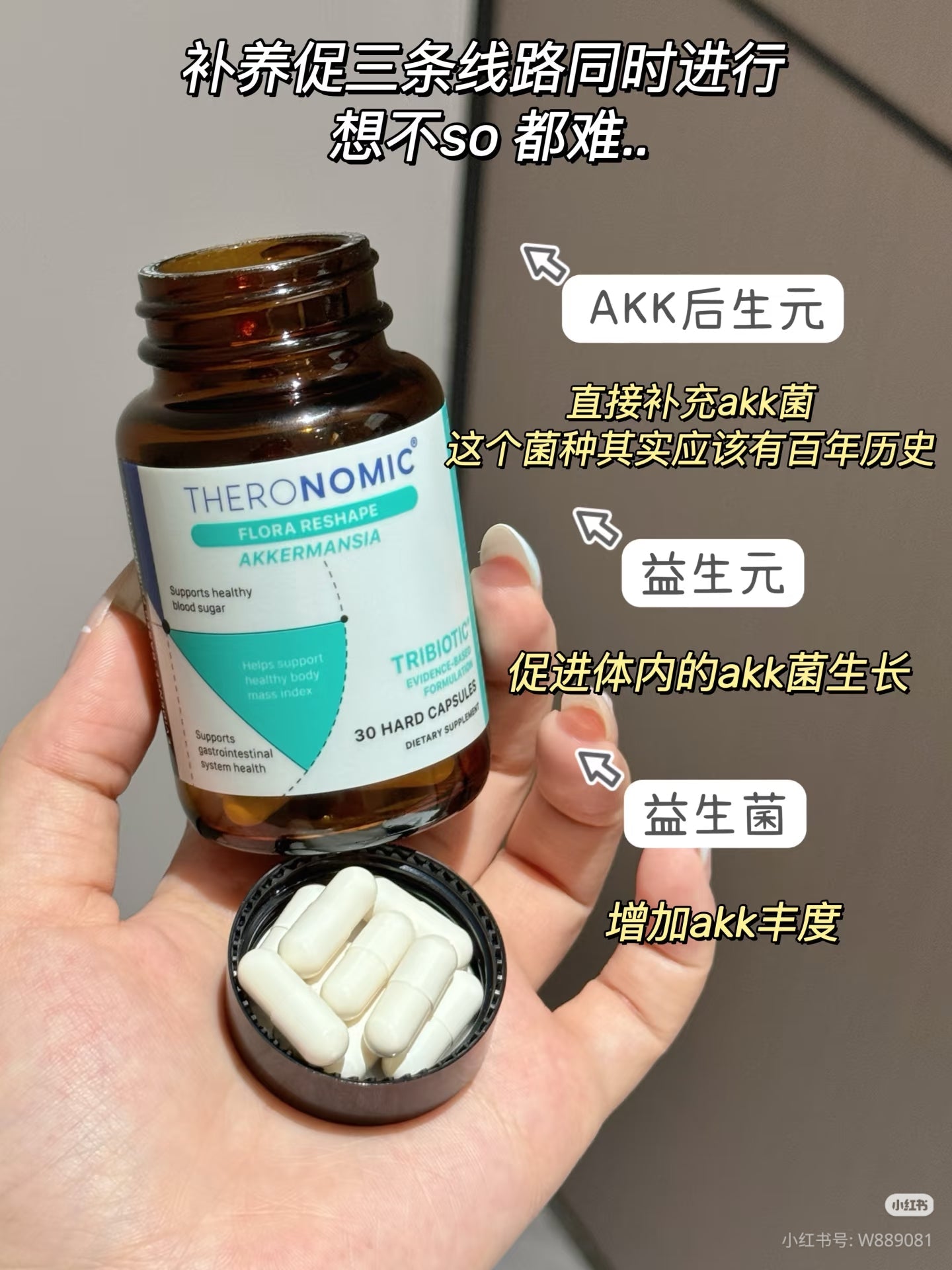 【P721】✨轻盈守护✨ TheroNomic AKK三生元胶囊 🩵