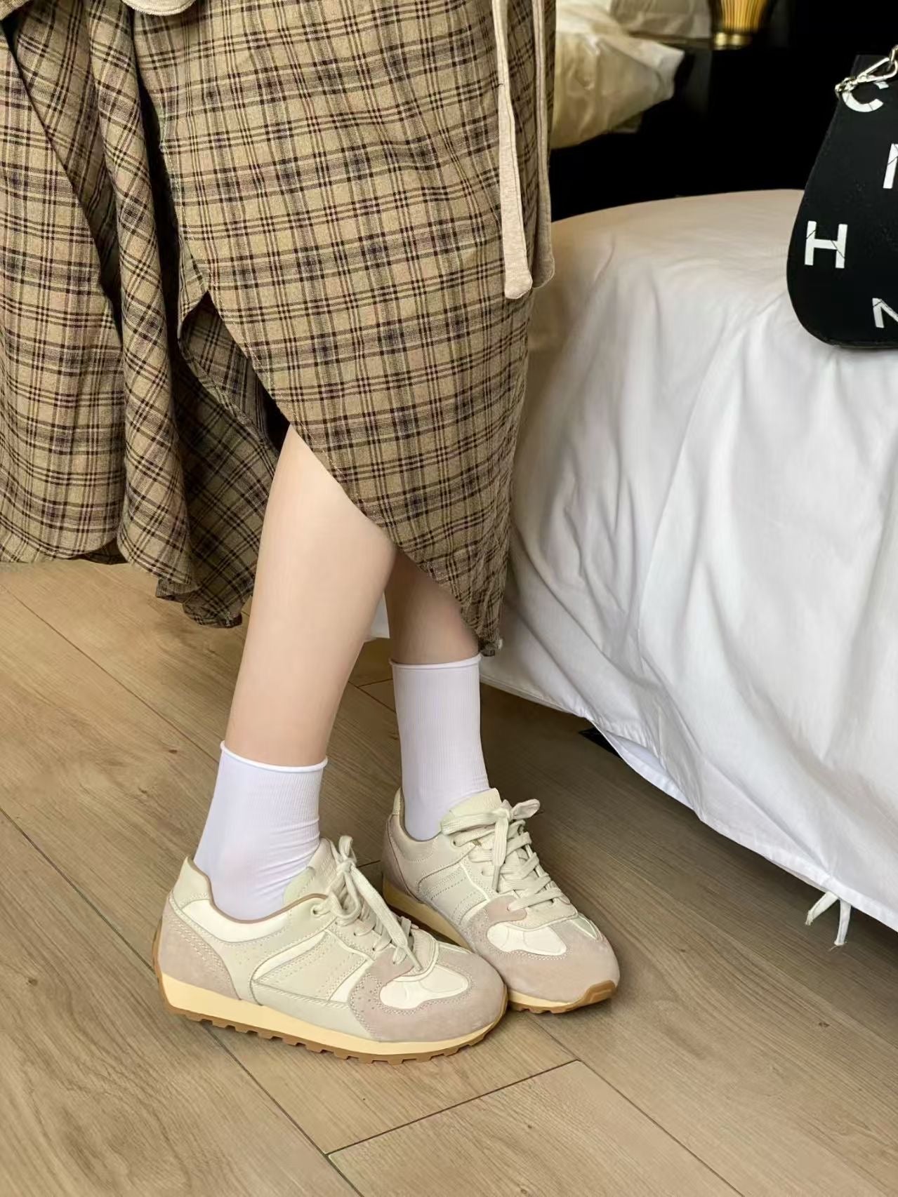 【R3211-5】🔅精选预售款🔅 高质量街头风极简百搭软底复古真皮休闲阿甘鞋子 ❤️