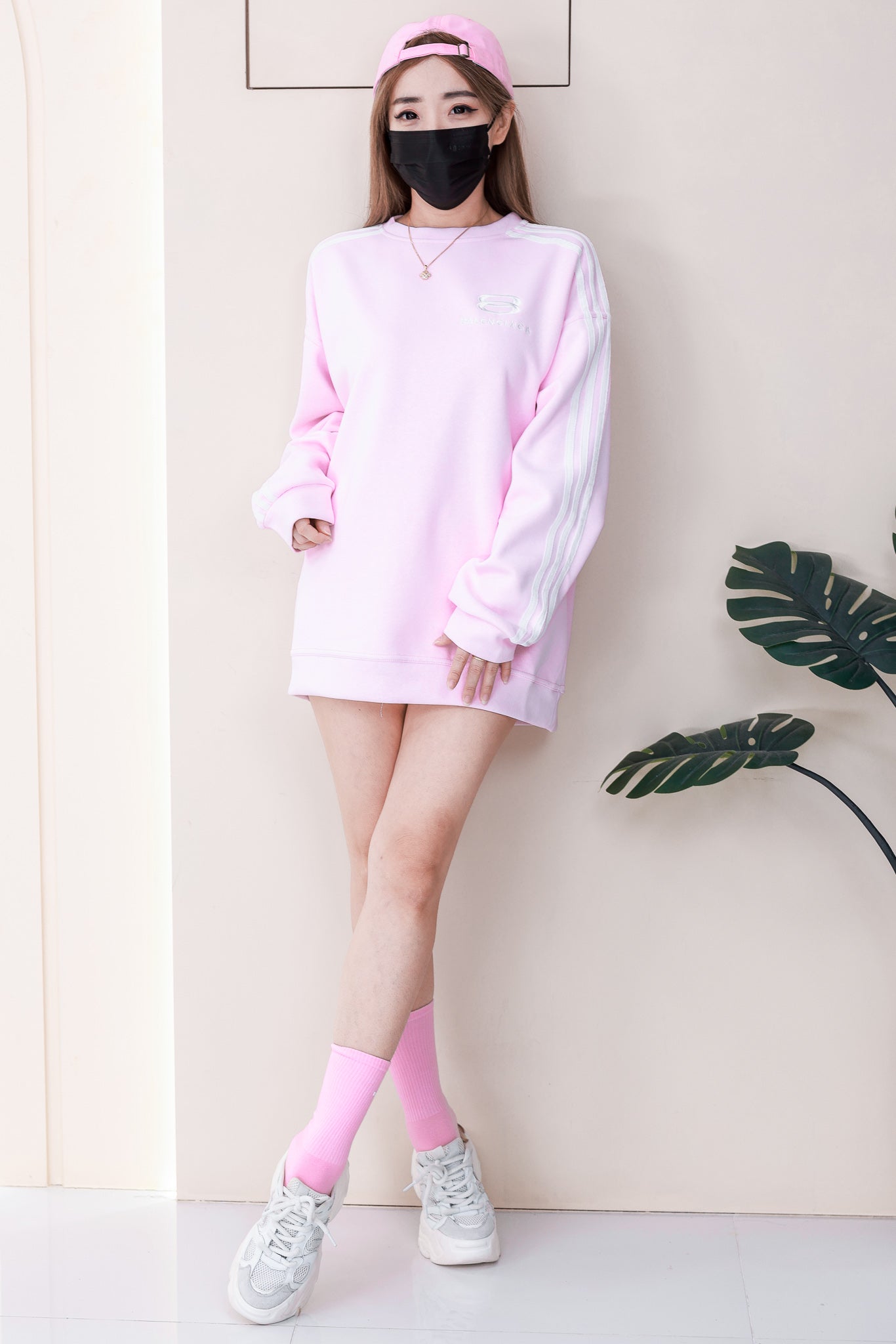 【O80112】高品质三件套男女同款厚实卫衣棉Oversized 潮流时尚长袖上衣 ❤️❤️ 上衣👕➕帽子🧢➕袜子🧦*