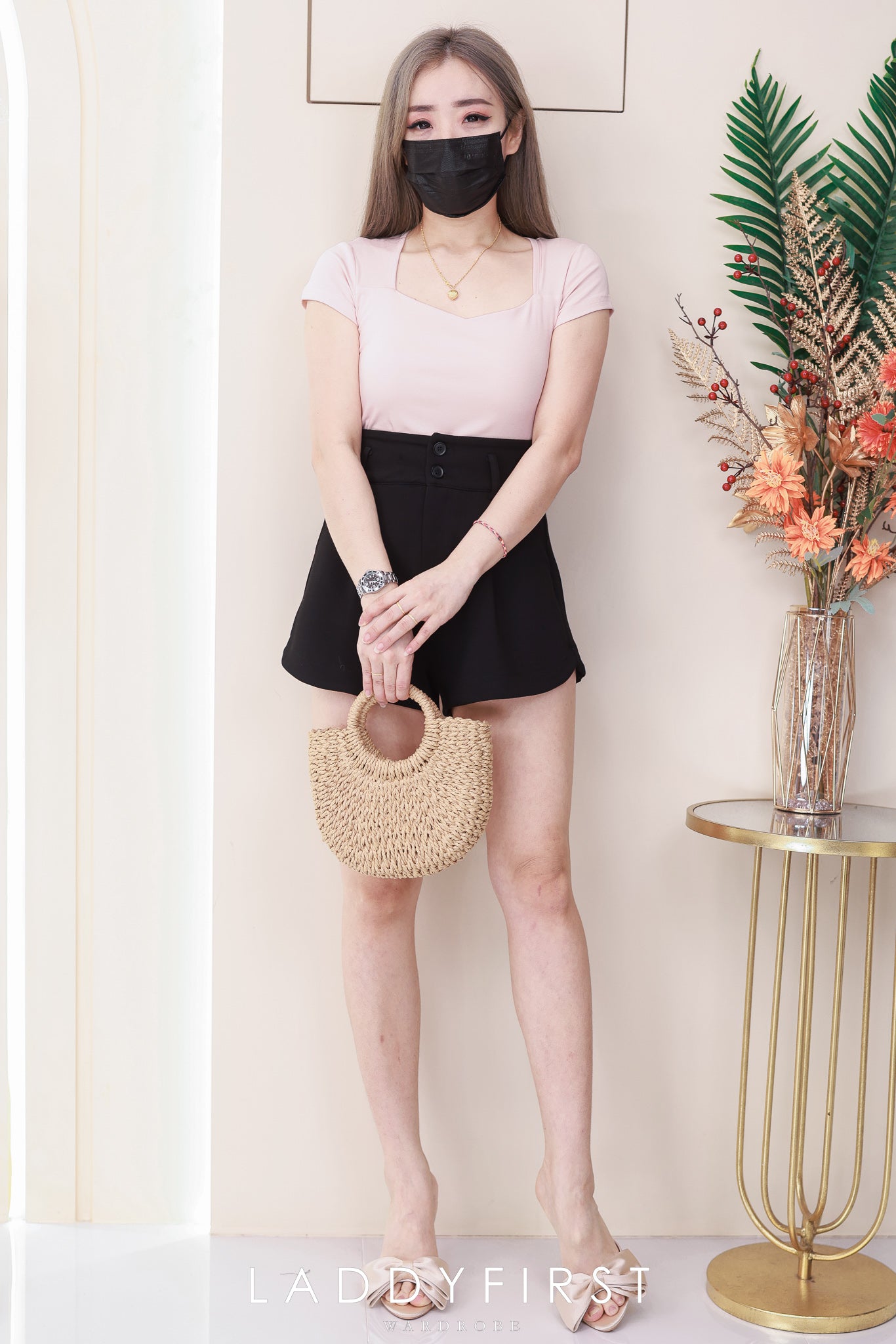 【T82425】高品质方领前双层纯棉弹力日常简约百搭上衣 ❤❤