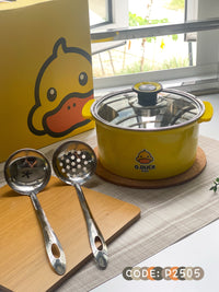 【P2505】爆品小黄鸭系列 🐥 高颜值多用途单人火锅套装 ❤️