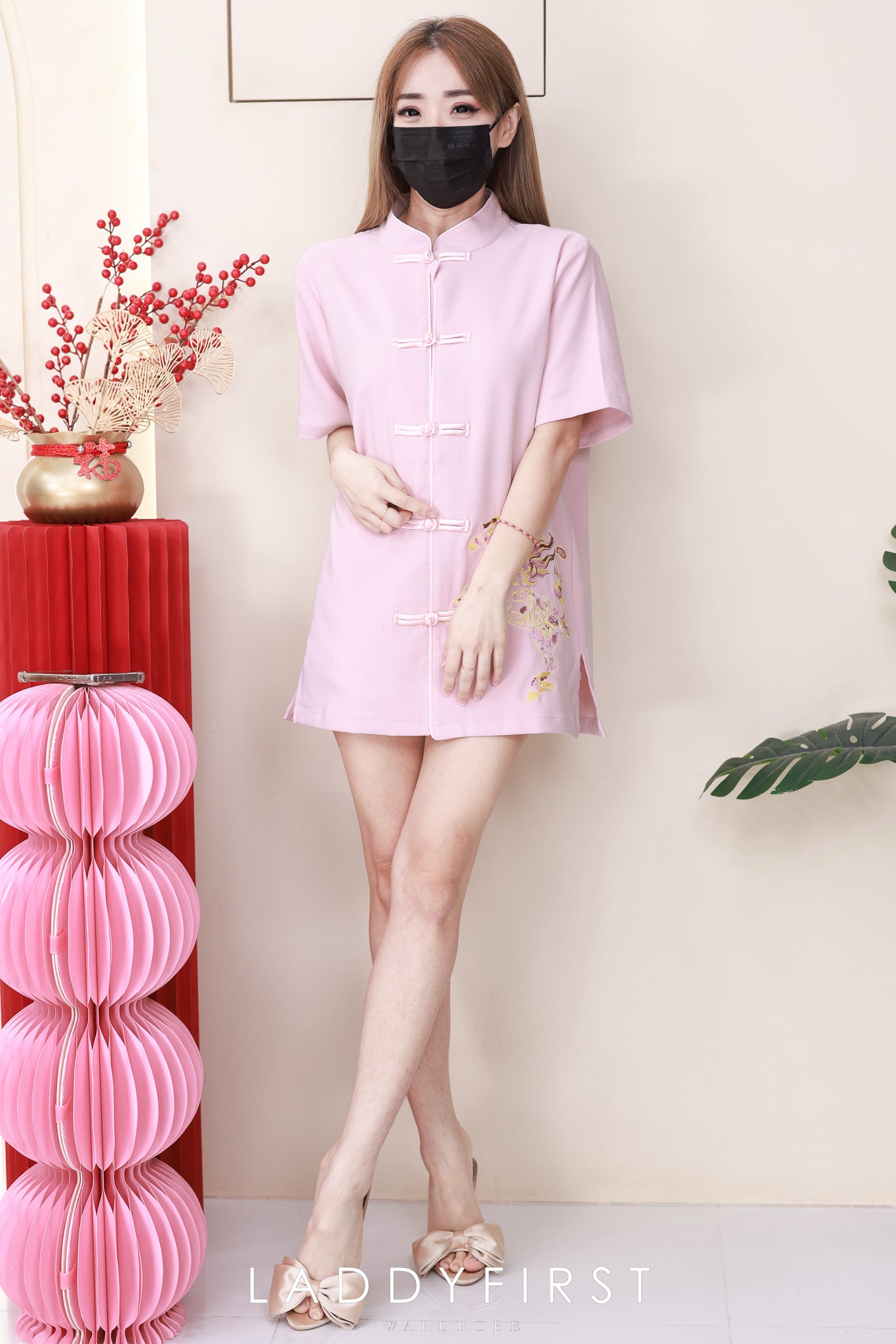 【T55353】【补厂家现货⚡️⚡️】高品质【男装】高端大气重工刺绣奔腾马图国风唐装提花旗袍上衣 ❤❤