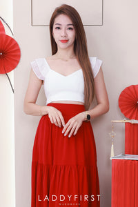 【L1657】【网站福利款✨】独家爆款百褶蛋糕西装垂感大摆韩版长裙【A-R3-C4】