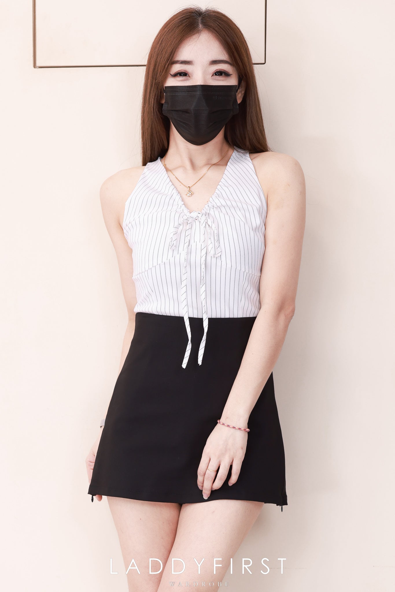 【T6969】高品质韩系御姐风线条时尚无袖上衣 ❤❤【A-R1-C1】