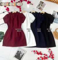 【D82830】高品质极简简约西装连身裙子❤❤ 【A-R2-C2】