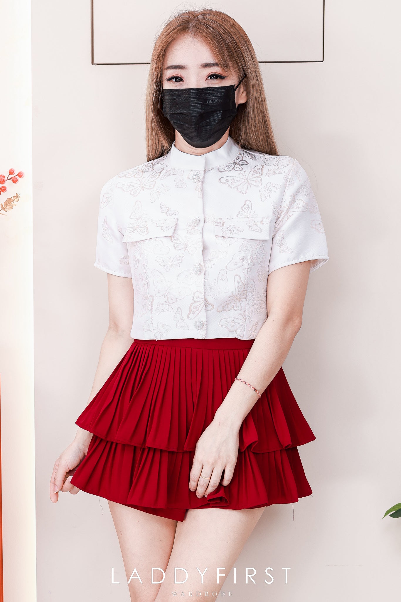 【T23240】高品质新中式国风提花旗袍上衣，有口袋 ❤❤