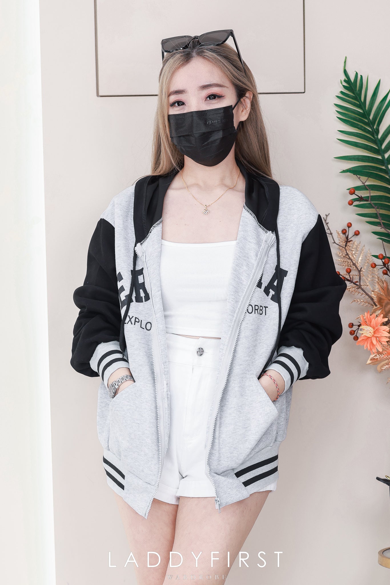 【JK902】高品质卫衣棉气质棒球连帽长袖外套，有口袋 ❤❤
