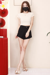 【T80792】【直播间搭配款】独家爆款高品质纯棉弹力圆领短袖简约日常百搭款上衣 #衣柜必入手百搭款 ❤❤【A-R3-C2】