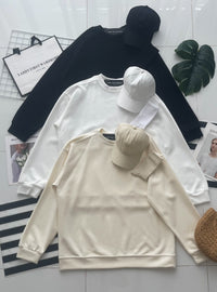 【O80223】高品质三件套男女同款厚实卫衣棉Oversized 潮流时尚长袖上衣 ❤️❤️ 上衣👕➕帽子🧢➕袜子🧦